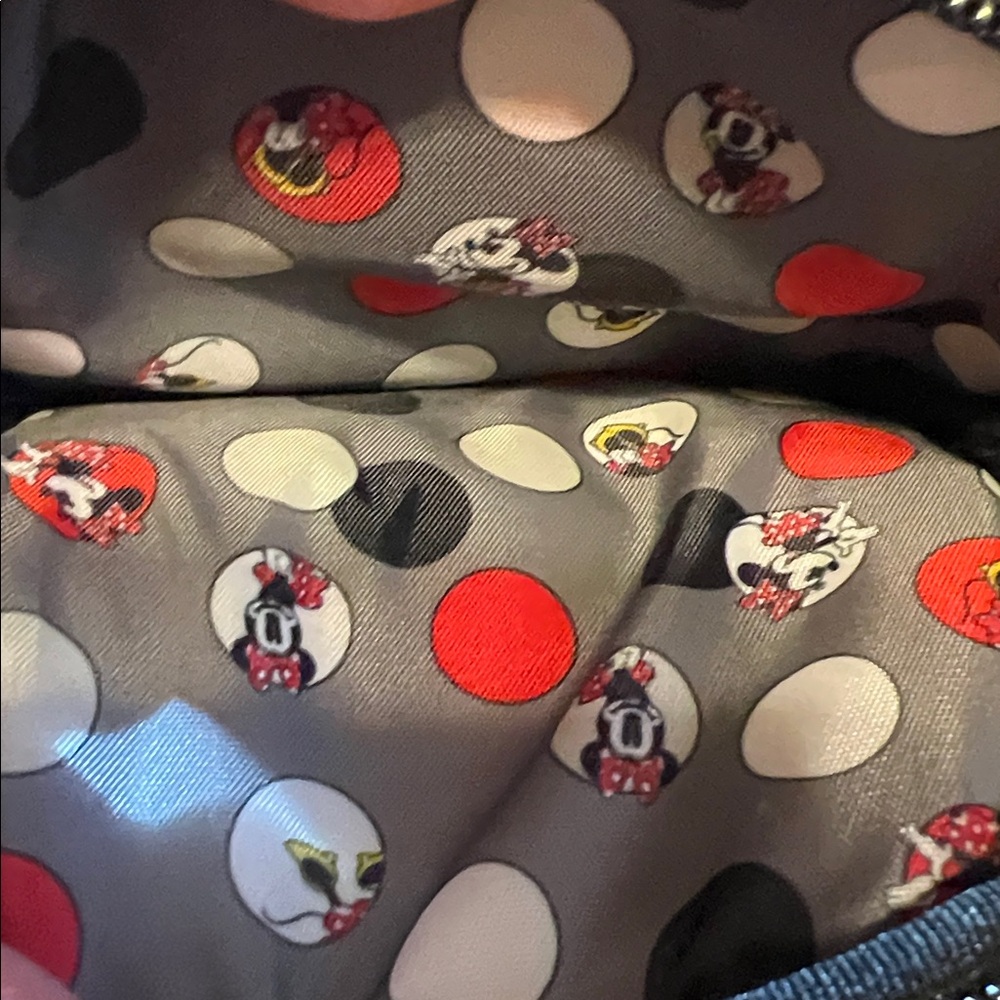Disney Parks Minnie Mouse Lug Crossbody Bag, NWT, non smoking, pet free home. - Picture 7 of 9